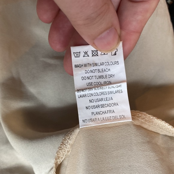 HYPR Black Lace & Cream Underlay Midi Circle Skirt, Women’s L, 96369 - Picture 15 of 16